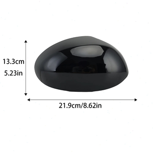 Copertura Specchietto Retrovisore per Toyota AYGO 107 e <span class=keywords><strong>Citroen</strong></span> <span class=keywords><strong>C1</strong></span> 2005-2014, Nero Lucido con Fibbia, Accessori Auto - Product Image 3