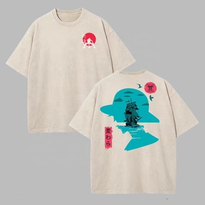 เสื้อยืดพิมพ์ลายโอเวอร์ไซส์สำหรับผู้ชาย สไตล์สตรีทแวร์ลำลองสุดเทรนดี้ พร้อมลายกราฟิกโดดเด่น ทรงปกติ ผ้าฝ้าย 100% เสื้อยืดผู้ชาย - Product Image 6