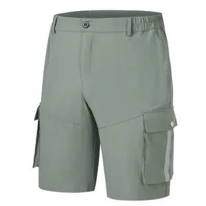 Top Quality <b>Men's</b> <b>3</b>/<b>4</b> Joggers Pants Slim Fit Training Workout Gym <b>Shorts</b> with Zipper Pocket Customize <b>Shorts</b> OEM Supplier - Product Image 1