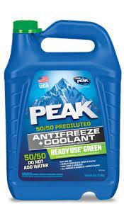 Anticongelante/Refrigerante Prediluido PEAK OET Extended Life Green 50/50 para Vehículos Asiáticos, 1 Galón. - Product Image 2