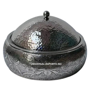 Cazuela de Metal decorativa con forma de forma personalizada Hotpot de diseñador Venta caliente de lujo nuevo calentador de alimentos de Metal - Product Image 1