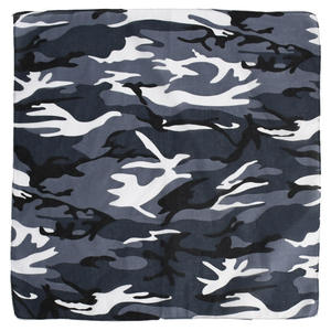 Wholesale Custom Double Sided Print Camouflage 100% Cotton Square Camo Cowboy <b>Paisley</b> <b>Bandanas</b> Scarf - Product Image 4