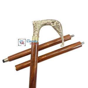 Brass Walkng Stck Deluxe Walkng Cane Beautful Bra… - Gem