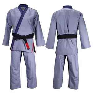 Dernière conception de haute qualité à bas prix uniforme de judo en tissu de coton avec manches complètes uniforme de couleur personnalisée pour adultes uniforme de judo - Product Image 1