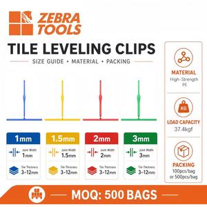 <span class=keywords><strong>Nivelador</strong></span> de Azulejos Zebra de Alta Resistencia para Azulejos de 3-18 mm de Grosor, Tapas de Tornillo Reutilizables para Instalación de Pisos y Paredes de Mármol y Porcelana - Product Image 3
