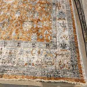 Gabbeh Makine Halisi-Motif abstrait moderne fabriqué à la machine en polyester et en jute pour la décoration du salon et de la chambre des adolescents - Product Image 2