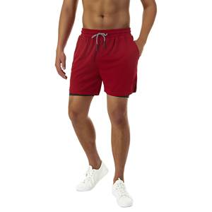 Short cargo en polyester 100% personnalisé OEM pour hommes, pantalon de jogging anti-rides à motif solide avec poches multifonctionnelles pour la salle de sport - Product Image 5