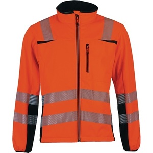 Orange/Black Trendline <b>High</b>-Viz Workwear <b>Softshell</b> <b>Jacket</b>-Prevent - Product Image 1
