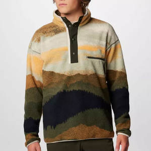 Sweat-shirt en molleton Sherpa pour homme, décontracté et résistant, pour l'hiver et les températures extrêmes, impression numérique, options personnalisables - Product Image 1