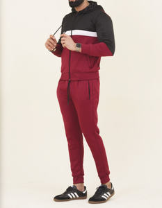 Fabrication OEM et personnalisation de marque privée, survêtement streetwear élégant pour hommes - Haute qualité 100% coton - Product Image 5