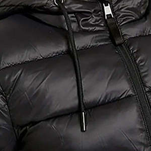 Veste Blazer Courte pour Femme en Polyester/Nylon, Boutons sur le Devant, Imperméable, Coupe-Vent, Rembourrage en Coton, Logo Personnalisé, Hiver - Product Image 4