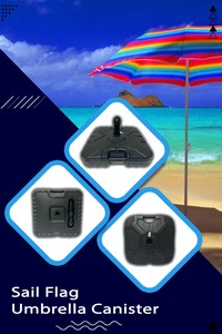Chất lượng cao bãi biển ô cờ Cơ Sở-đầy nước quảng cáo cờ đứng cho 19l-22l ô dù bãi biển - Product Image 5