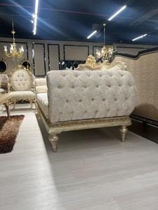 Ensemble de Salon Avant-Garde Français Exquis Regal Touch 3 + 3 + 1 + 1 Canapé <span class=keywords><strong>Table</strong></span> à Manger avec 6 Chaises <span class=keywords><strong>Console</strong></span> <span class=keywords><strong>Table</strong></span> Basse Européenne - Product Image 6