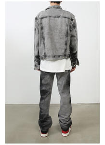 Ensemble de costume en jean Jeans Ensemble de veste en jean imprimé délavé et ensembles de jeans pour hommes - Product Image 4