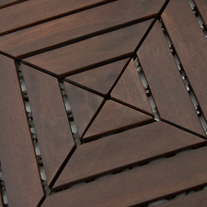 Tuile de terrasse à emboîtement en bois d'acacia FGW-08SRS pour la maison balcon jardin aménagement paysager pour entrée arrière-cour entrée terrasse - Product Image 5