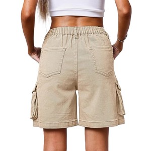 2025 dernier Style femmes motif chaud taille haute genou longueur Bermuda Shorts été décontracté Long Shorts - Product Image 3
