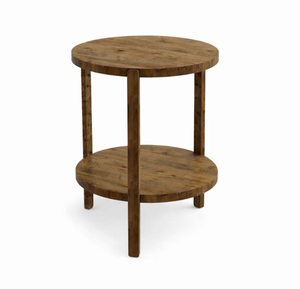 Table d'appoint ronde en bois, table de chevet moderne minimaliste, haute qualité, provenance Turquie - Product Image 1