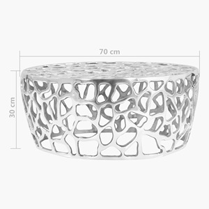 Table basse moderne en métal élégante pour le salon, pièce maîtresse de la décoration intérieure, design luxueux, mobilier de style contemporain, beauté artistique - Product Image 3