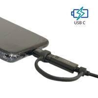 Câble USB-A vers Micro USB 3-en-1 de 1,5 m avec adaptateur Type-C et sortie CC, neuf, en PVC, pour recharge de téléphone portable