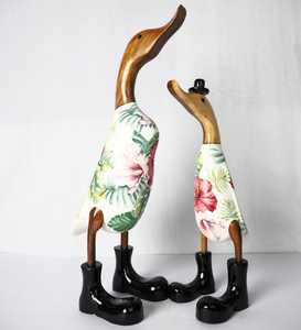 Pato de Madera de Bali al por Mayor, Pato de Bambú Tallado a Mano de Indonesia - Product Image 3