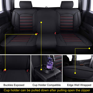 Coprisedili per Auto Impermeabili in Pelle di Alta Qualità, Set Completo Personalizzato per GMC Sierra 2007-2022 - Product Image 6