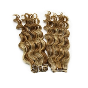 Cabello humano vietnamita virgen RAW WEAVE HAIR RIZLY Bundles Color negro natural Agua Estilos de onda natural Máquina de trama Doble - Product Image 5