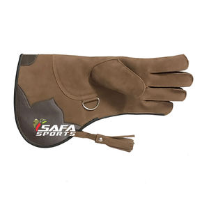 Guantes de Cetrería de Cuero Nubuck de Doble Capa Suaves Plus, Colección de Cetrería, Color y Talla Personalizados, Venta al por Mayor, Recién Llegados - Product Image 2