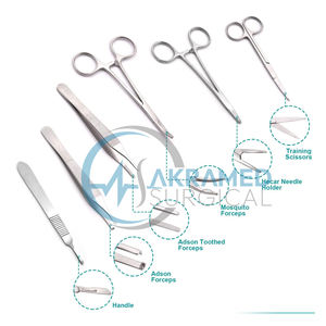 Ensemble d'instruments chirurgicaux manuels professionnels en acier inoxydable Outils de suture de haute qualité Vente en ligne - Product Image 5