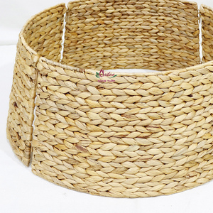 Artex Dong Thap Factory Vietnam Handicraft Seagrass <b>Christmas</b> <b>Tree</b> Stand Stylish Natural Wicker Holiday Decoration - Product Image 6