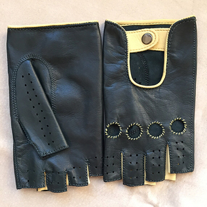 Gants de cyclisme unisexes, gants de vélo, de moto, de sport, demi-doigts, matériaux de qualité supérieure, style cuir, gants en provenance du Pakistan - Product Image 6