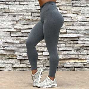 Mallas deportivas de gimnasio de cintura alta para mujer, mallas de ejercicio de escalada al aire libre con estampado Digital para mujer, diseño de cintura en V de punto elástico - Product Image 1