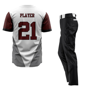 Wholesale Adult Custom Sublimated Breathable <b>Baseball</b> and Softball Uniform Set Printed Pants and Jersey - Product Image 2