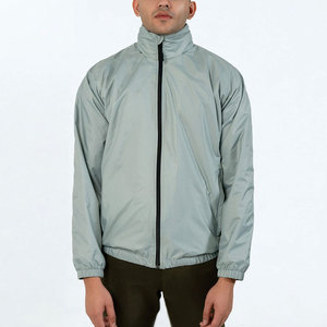 Autumn <b>Winter</b> Men's High Quality Waterproof Breathable Anti-UV Eco-Friendly Hooded Streetwear Windbreaker Jacket Solid Color - Product Image 4