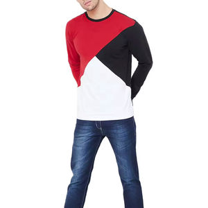 Camiseta de Manga Larga para Hombre, Color Sólido, Nueva Moda 2026, Logotipo Personalizado, 100% Algodón, Transpirable, Ecológica, Tela de Lona - Product Image 4