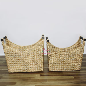 Artex Dong Thap Vietnam Handicraft Porte-revues Jacinthe d'eau Étagère de rangement et organisateur pour espaces de vie - Product Image 5