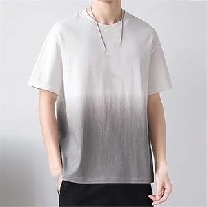 260 GSM Color sólido lavado ácido sol se desvaneció hombres camisetas adultos Boxy camisas peso pesado lejía Vintage piedra lavada camiseta para hombres - Product Image 5