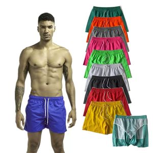 Waterproof <b>Men's</b> Solid Plain Dyed Mesh Board Shorts Surf Swim <b>Trunks</b> Custom Logo Quick Dry Spandex/Polyester - Product Image 2