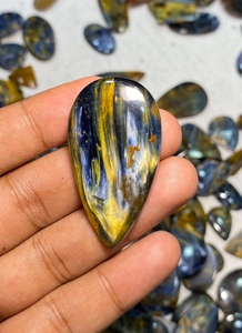 Piedra Preciosa Suelta de Pietersita, Cabujón Natural de Forma Mixta Pulido Claro para Joyería, Regalo para Ella, Alba Gems 10g-1kg - Product Image 3