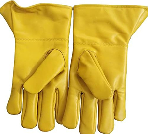 Guantes de cuero Master Mason Blue Lodge Guantes de cuero con guantes de cuero bordados de Pakistán - Product Image 6