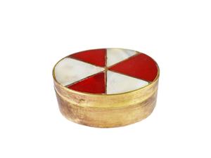 Pastillero de Latón y Nácar Hecho a Mano, Artesanía Natural, Ecológico, 100% Seguro para Uso - Product Image 5