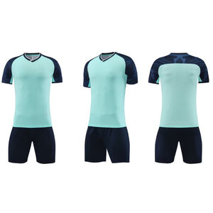 Camiseta de fútbol transpirable de 100% poliéster, conjunto para niños, diseños personalizados, conjuntos de uniformes de fútbol, kits completos de fútbol, uniforme de fútbol para hombres - Product Image 5