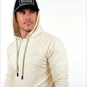 Sweat-shirt à capuche en molleton épais à coupe décontractée et forme fuselée pour homme, sweat-shirt à capuche uni en coton et polyester mélangé - Product Image 2