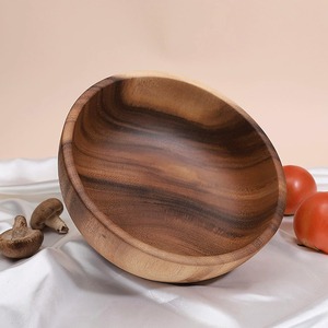 ชุดชามอาหารไม้ธรรมชาติ ชามอาหารย่อยสลายได้สำหรับเสิร์ฟอาหาร ผลิตโดยผู้ผลิตที่เชื่อถือได้ - Product Image 4