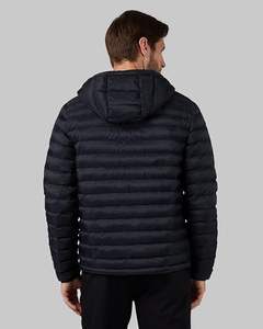 Veste d'hiver à bulles d'air pour hommes avec logo personnalisé Veste utilitaire d'extérieur en nylon épais et chaud à capuche détachable - Product Image 3
