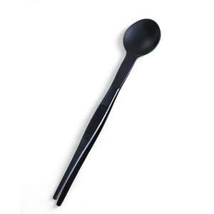 ชุดเครื่องใช้สเตนเลสแบบ2-in-1มืออาชีพช้อนและแหนบชิมเครื่องมือครัวโลหะสีทองสำหรับอุตสาหกรรมที่รวดเร็ว - Product Image 2