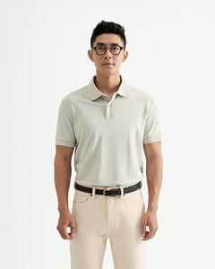 Polo de manga corta para hombre con estilo ajustado Sorona estilo clásico de todos los días, aspecto urbano relajado de Routine Vietnam - Product Image 1