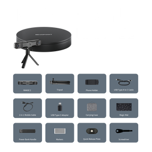 Escáner 3D Portátil Revopoint RANGE 2, Paquete Premium con Plataforma Giratoria, USB, para Logística Industrial, Escaneo de Automóviles, Capacidad de Impresión CMOS - Product Image 6