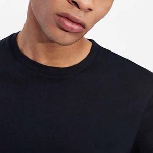Camiseta clásica de algodón 100% para hombre, ajuste Regular, cuello redondo, manga corta personalizada, 180gsm, dobladillo recto cómodo, estilo informal - Product Image 3