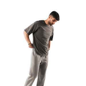 <b>Men's</b> Custom Heavyweight Knitted Sporty Gym <b>T</b>-<b>Shirt</b> High Quality 100% Cotton Oversized <b>Long</b> Length High GSM Workout Tops <b>For</b> <b>Men</b> - Product Image 1