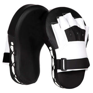 Coussinets de mise au point de boxe écologiques et durables de qualité supérieure mitaines de poinçon en cuir PU incurvées pour l'entraînement d'arts martiaux MMA Muay Thai Kickboxing - Product Image 1